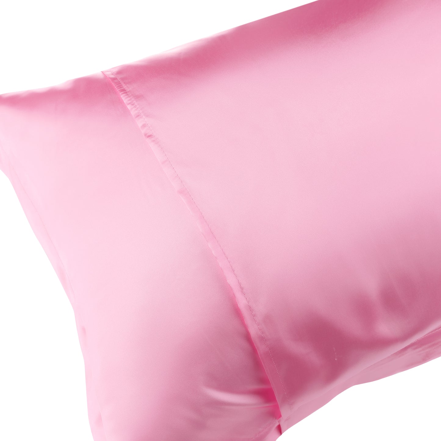 Satin Pillowcase for Hair and Skin Soft and Smooth Set of 2 with Envelope Closure