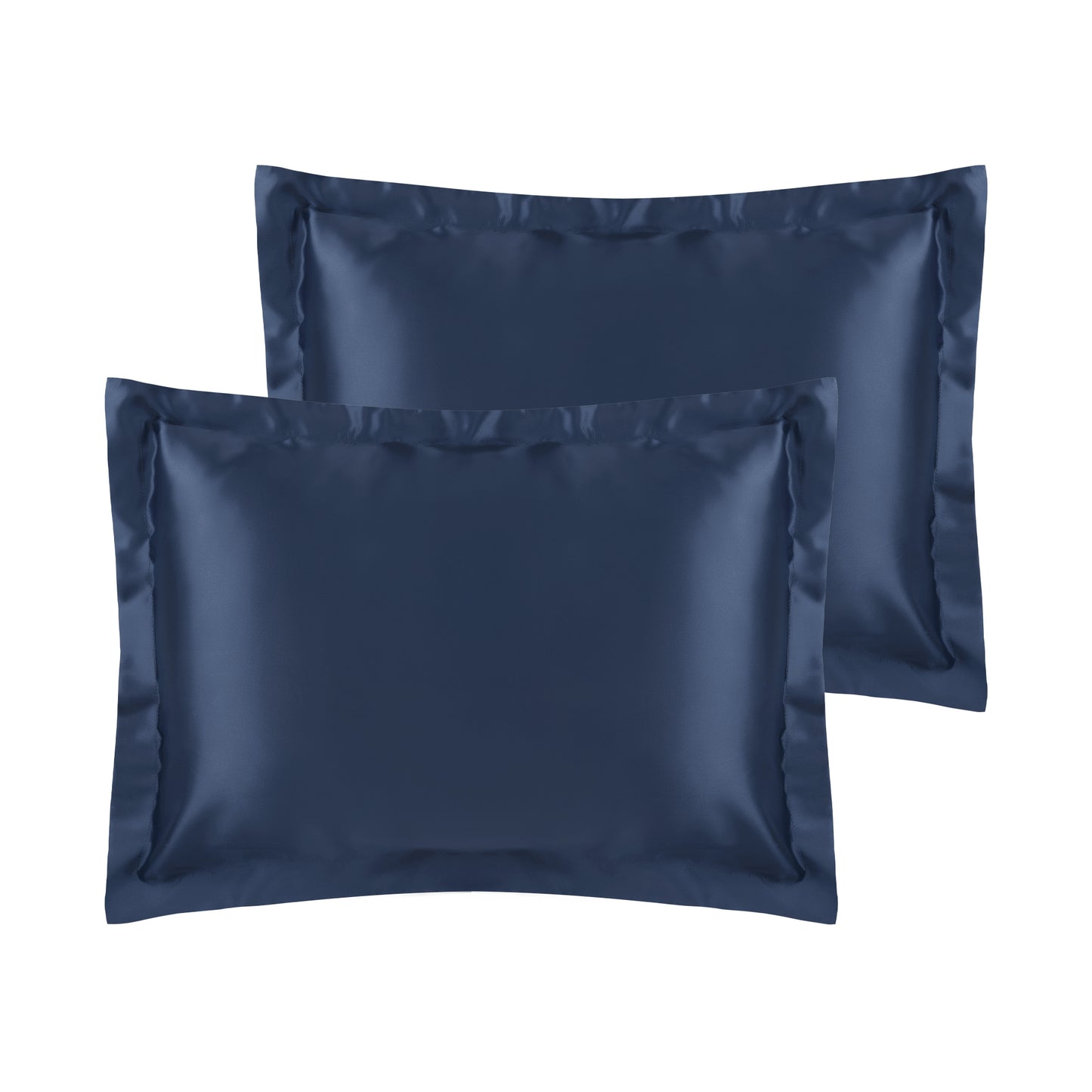 Satin Pillowcase for Hair and Skin Soft and Smooth Set of 2 with Envelope Closure