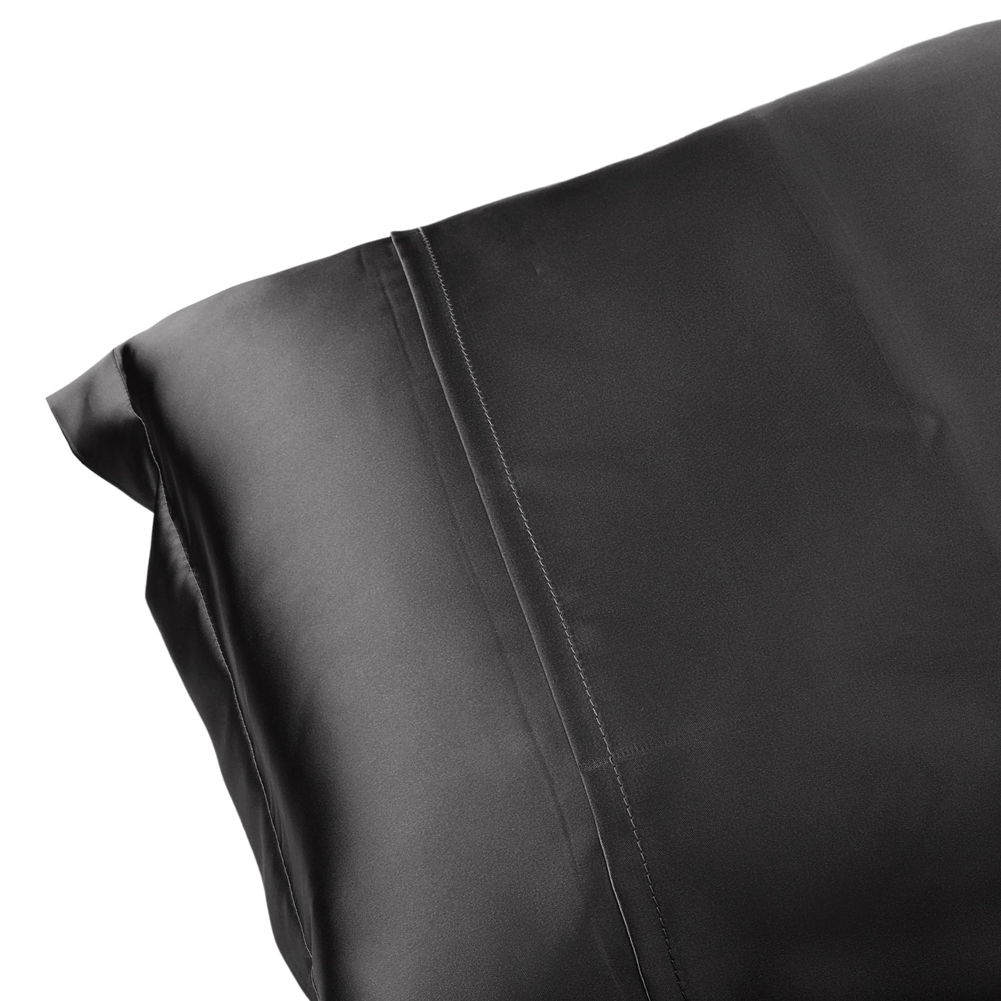 Satin Pillowcase for Hair and Skin Soft and Smooth Set of 2 with Envelope Closure