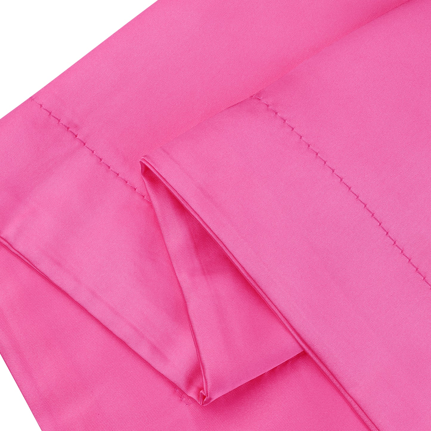 Satin Pillowcase for Hair and Skin Soft and Smooth Set of 2 with Envelope Closure