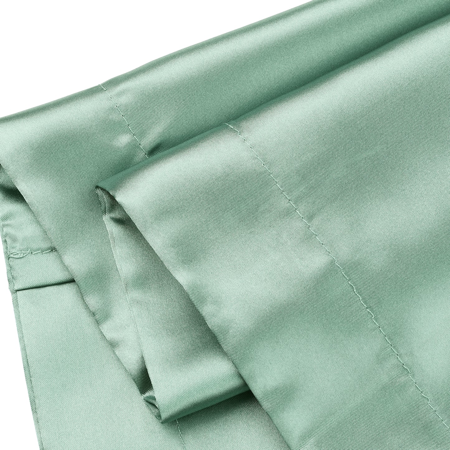 Satin Pillowcase for Hair and Skin Soft and Smooth Set of 2 with Envelope Closure