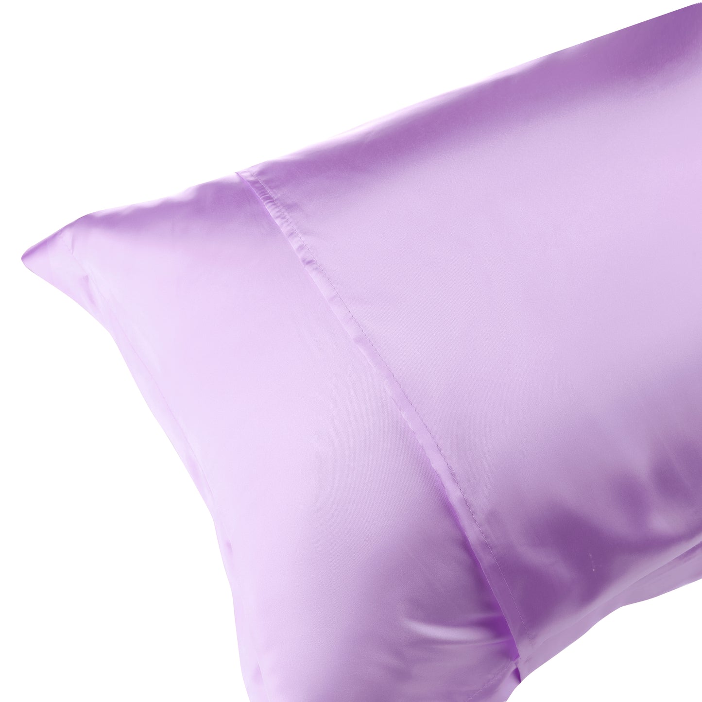 Satin Pillowcase for Hair and Skin Soft and Smooth Set of 2 with Envelope Closure