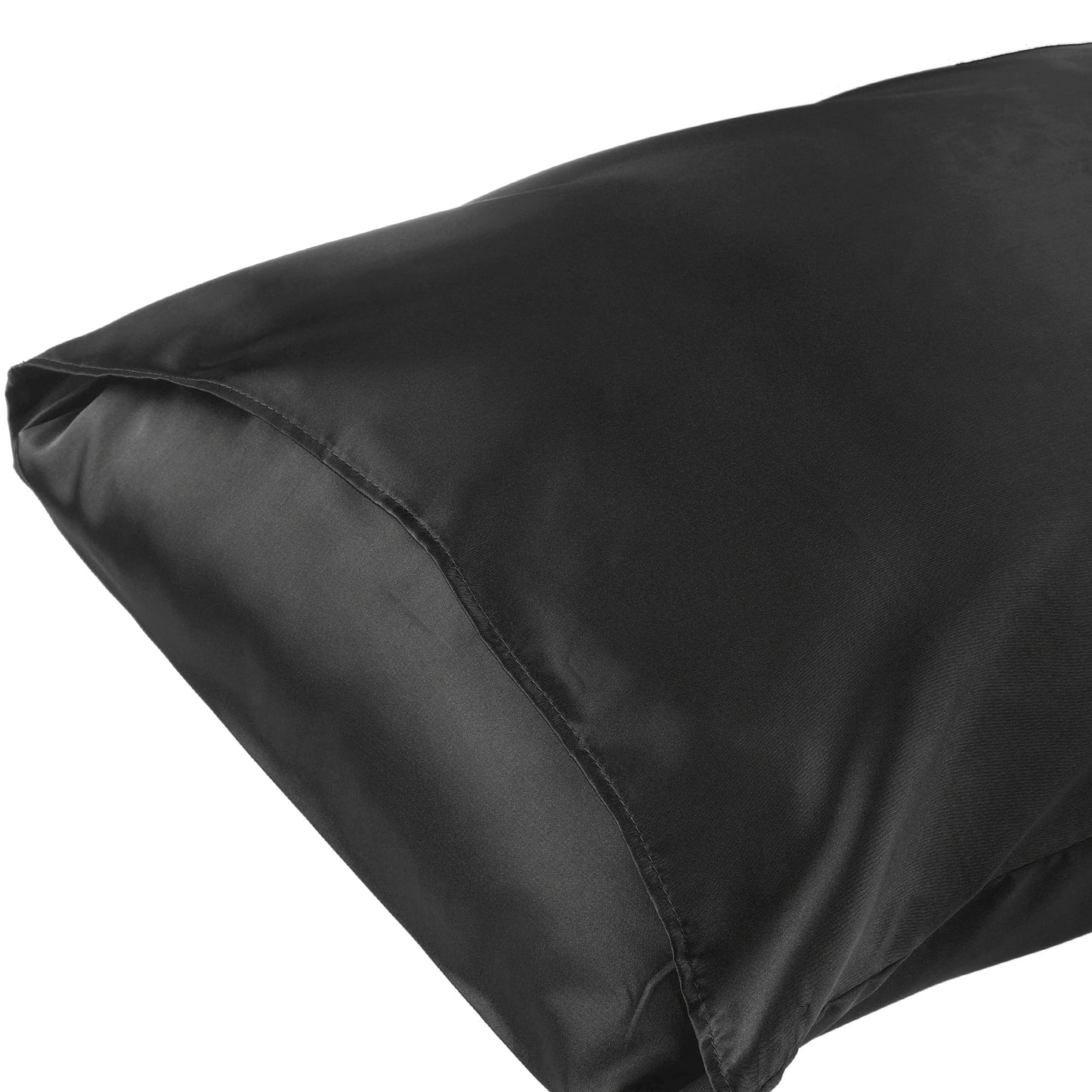 Satin Pillowcase Set of 2 Soft and Comfortable for Hair and Skin with Envelope Closure
