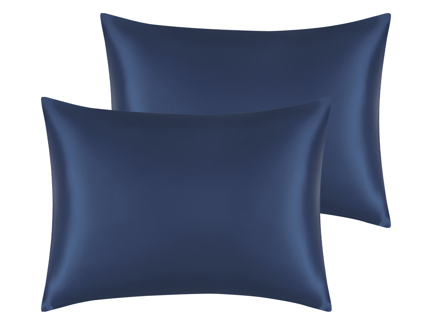 Satin Pillowcase Set of 2 Soft and Comfortable for Hair and Skin with Envelope Closure