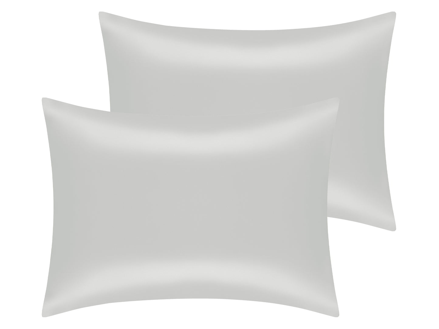 Satin Pillowcase Set of 2 Soft and Comfortable for Hair and Skin with Envelope Closure