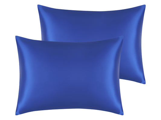 Satin Pillowcase Set of 2 Soft and Comfortable for Hair and Skin with Envelope Closure