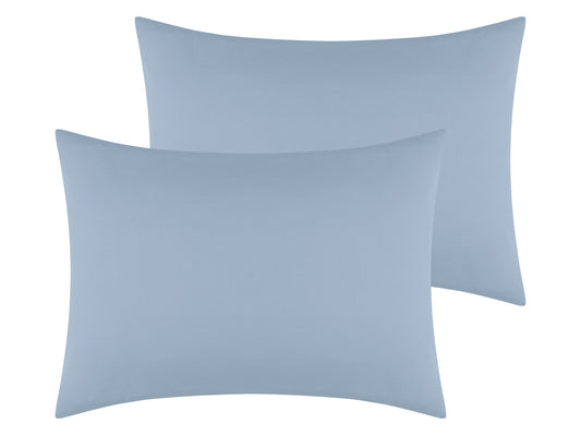 Cotton Pillowcases Set of 2 with Envelope Closure for Softness and Durable Standard