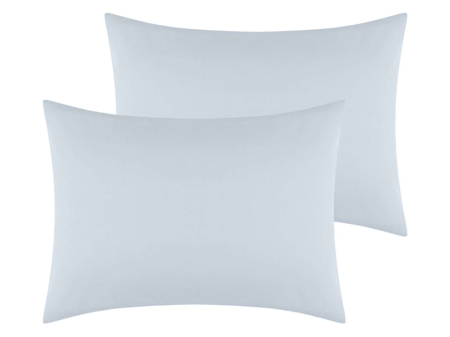 Cotton Pillowcases Set of 2 with Envelope Closure for Softness and Durable Standard