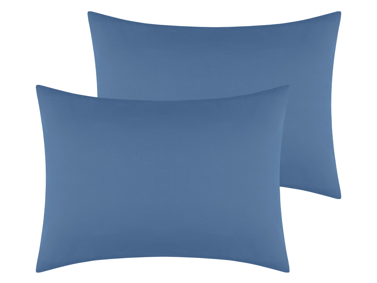 Cotton Pillowcases Set of 2 with Envelope Closure for Softness and Durable Standard