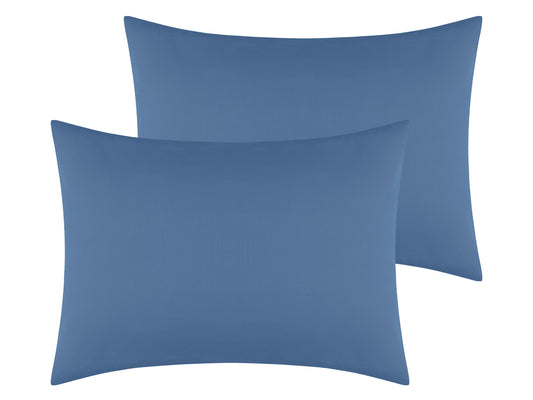 Cotton Pillowcases Set of 2 with Envelope Closure for Softness and Durable Standard