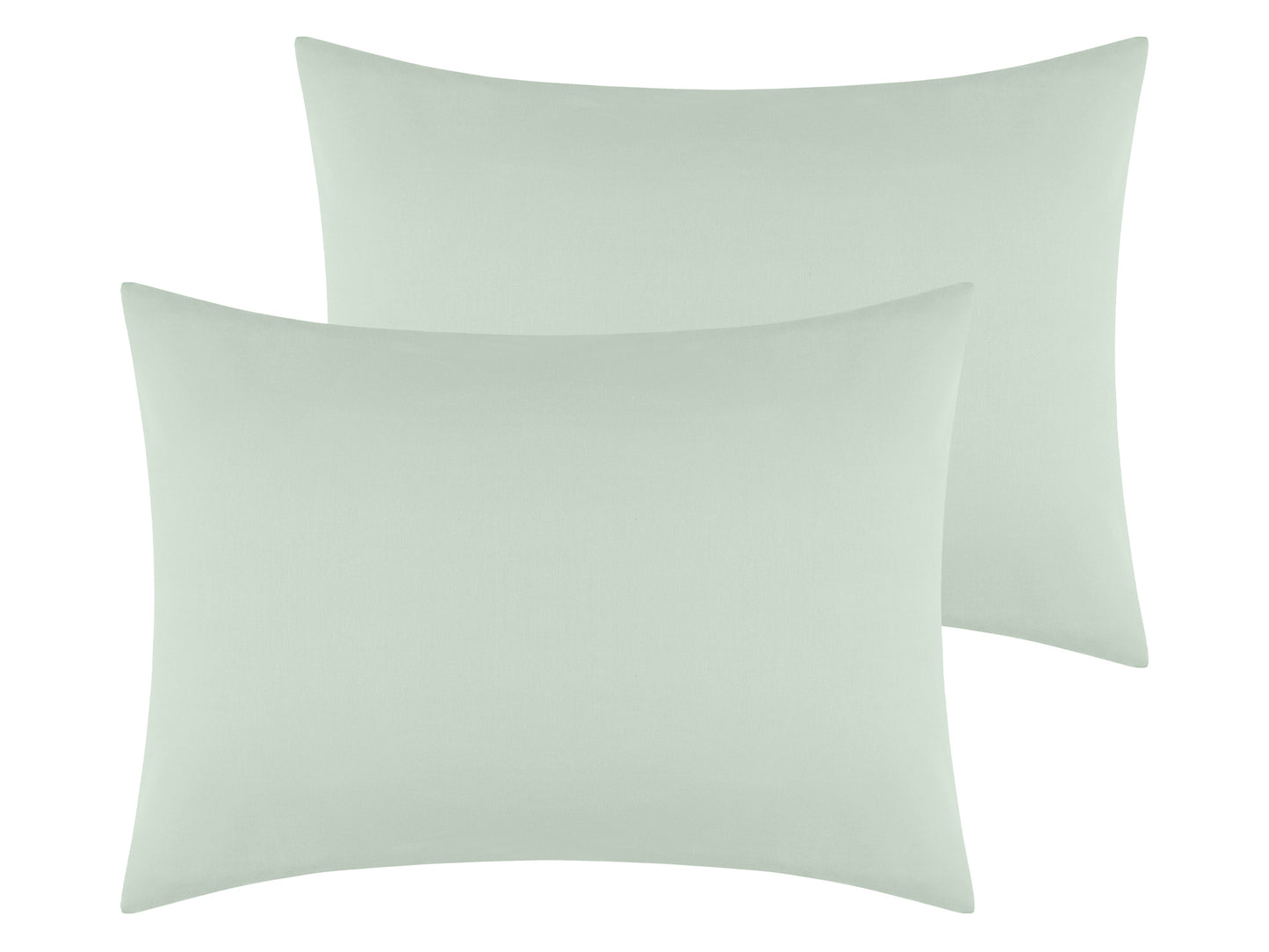 Cotton Pillowcases Set of 2 with Envelope Closure for Softness and Durable Standard