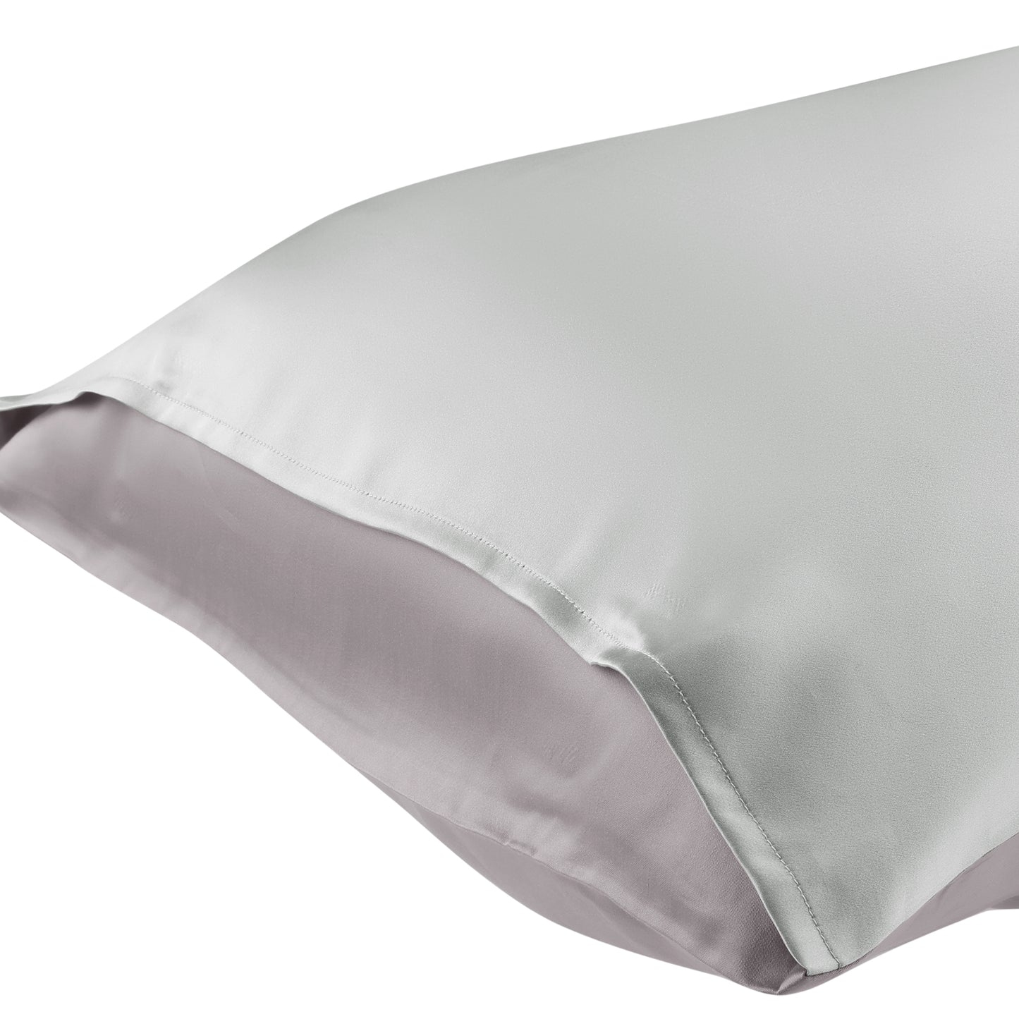 Satin Silk Pillowcase with 1 Pcs for Hair and Skin, Natural Silk Pillow Case with Envelope Closure