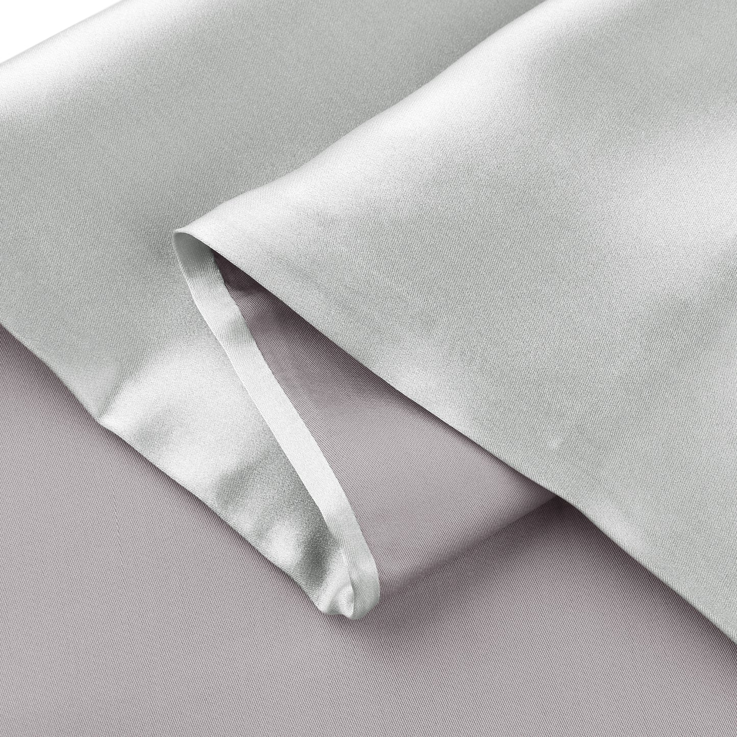 Satin Silk Pillowcase with 1 Pcs for Hair and Skin, Natural Silk Pillow Case with Envelope Closure