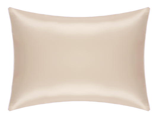 Silk Pillowcase for Hair and Skin Standard Set of 1 Soft and Smooth with Envelope Closure