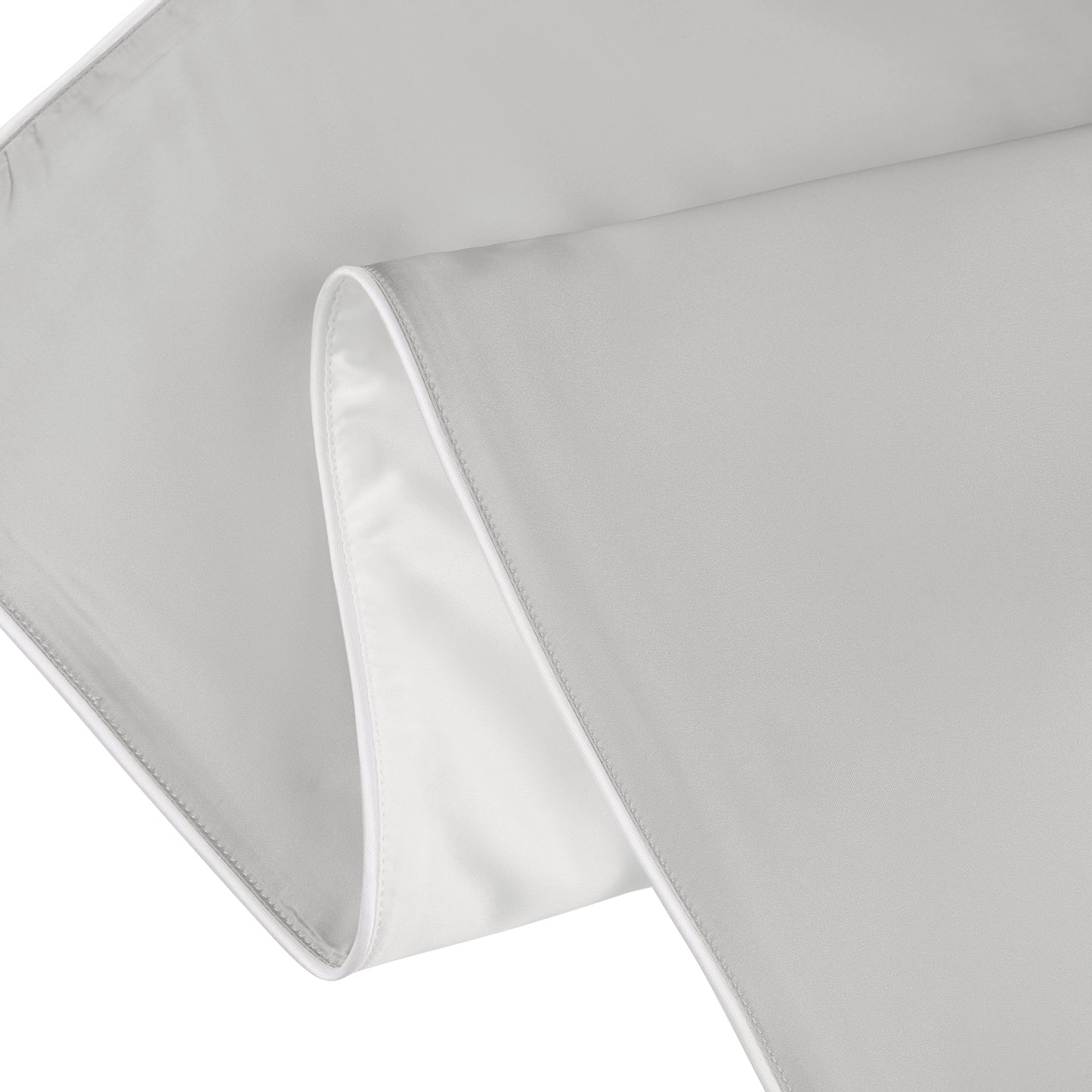Silk Pillowcase for Hair and Skin Standard Set of 1 Soft and Smooth with Envelope Closure