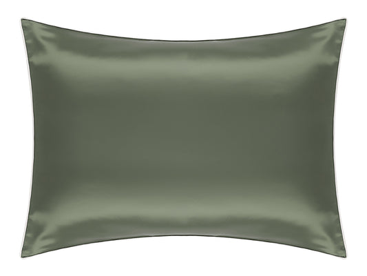 Silk Pillowcase for Hair and Skin Standard Set of 1 Soft and Smooth with Envelope Closure