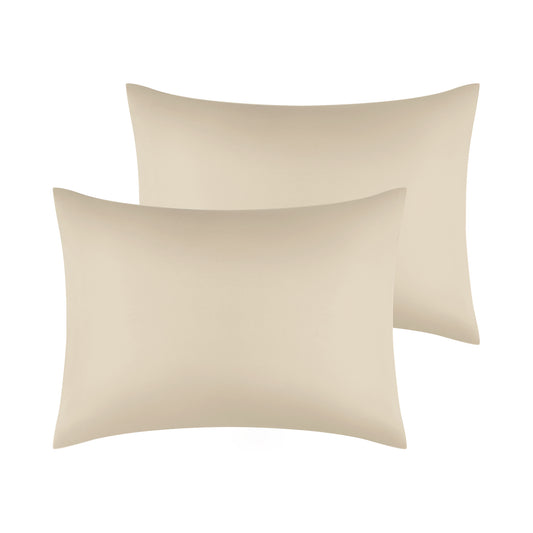 Cooling Pillowcase Set of 2 with Envelope Closure, Easy Care Pillow Cases for Friends Standard