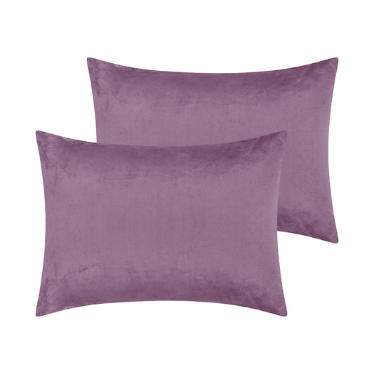 Velvet Pillowcases with Envelope Closure Set of 2 Soft and Durable, Gifts for Women