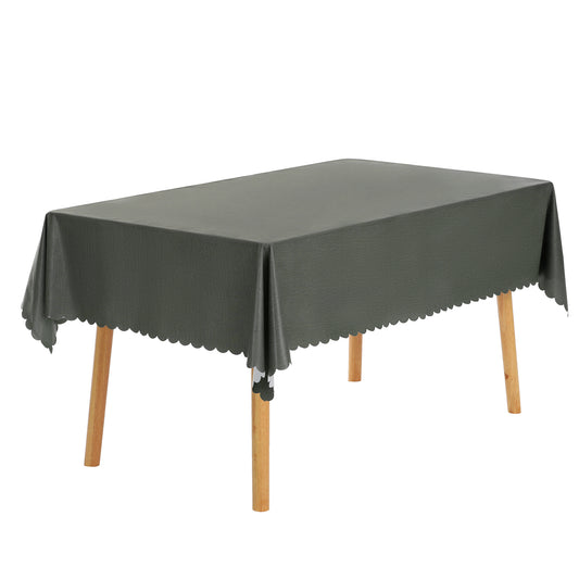 1 Pack Rectangle Tablecloth, Oil-Proof, Spill-Proof, and Water Resistance PVC Table Cover