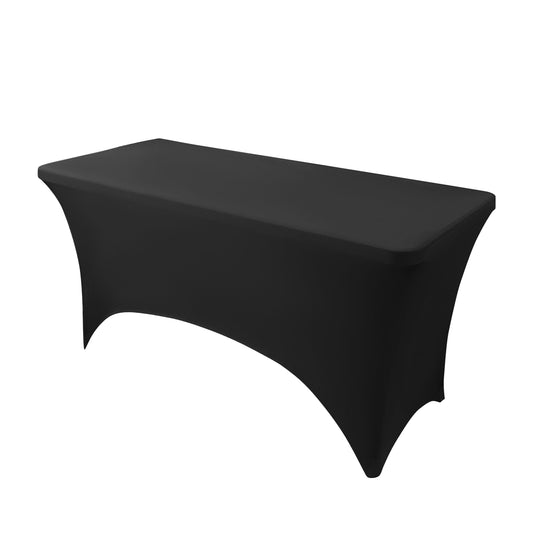 1 Pack Spandex Tablecloth, Washable and Wrinkle Resistant Stretch Rectangle Table Cover