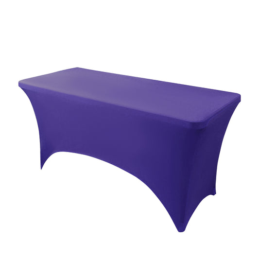 1 Pack Spandex Tablecloth, Washable and Wrinkle Resistant Stretch Rectangle Table Cover