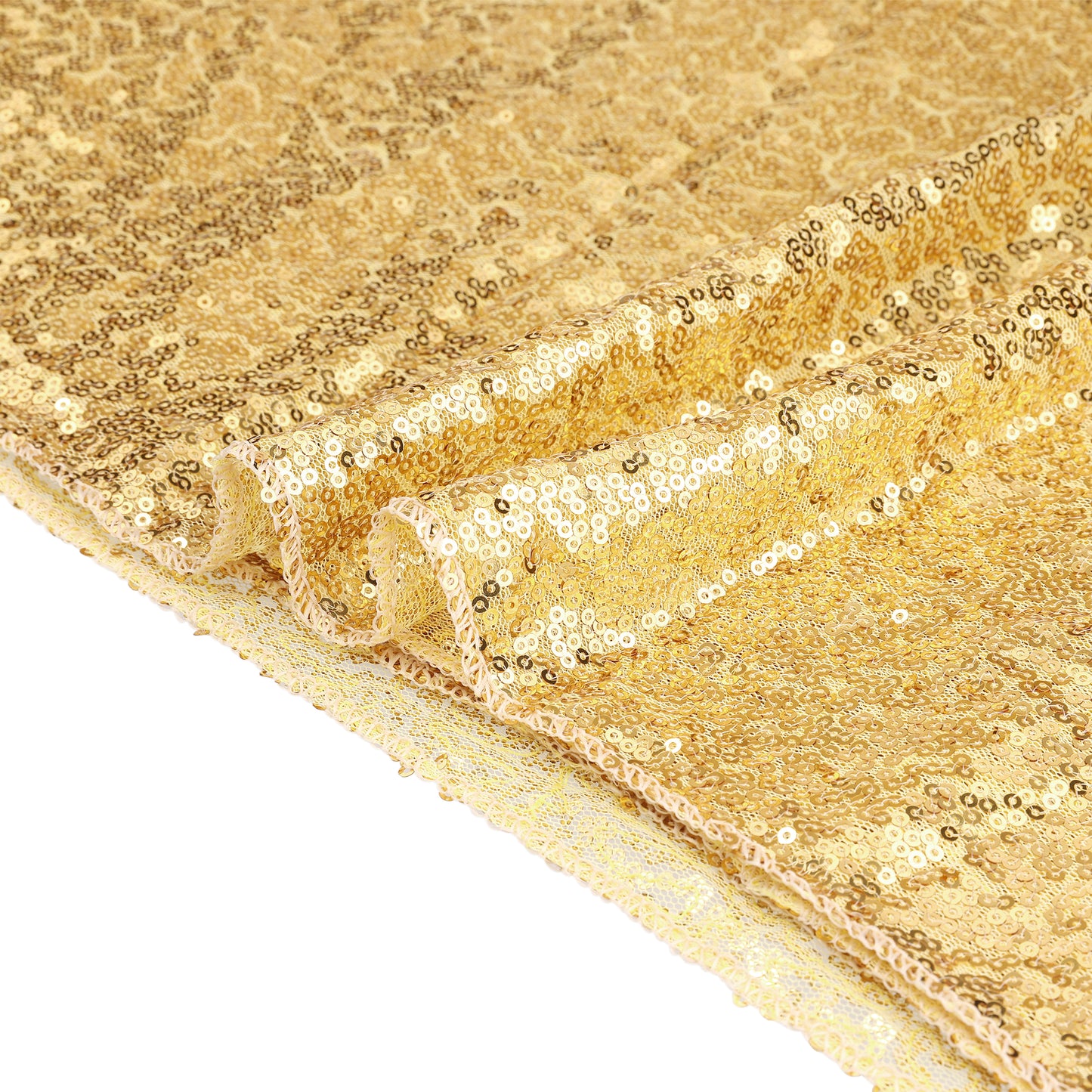 1 Pack Rectangle Tablecloths, Polyester Sequin Table Cover