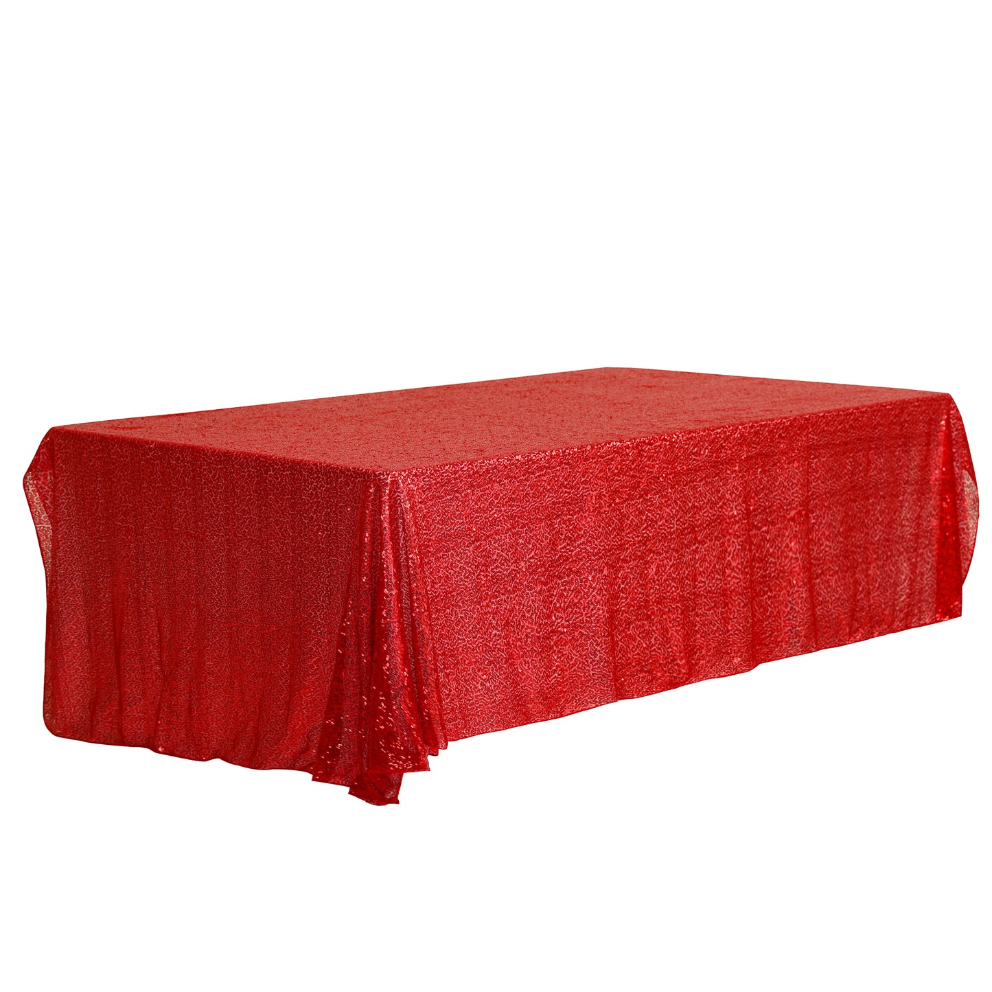 1 Pack Rectangle Tablecloths, Polyester Sequin Table Cover