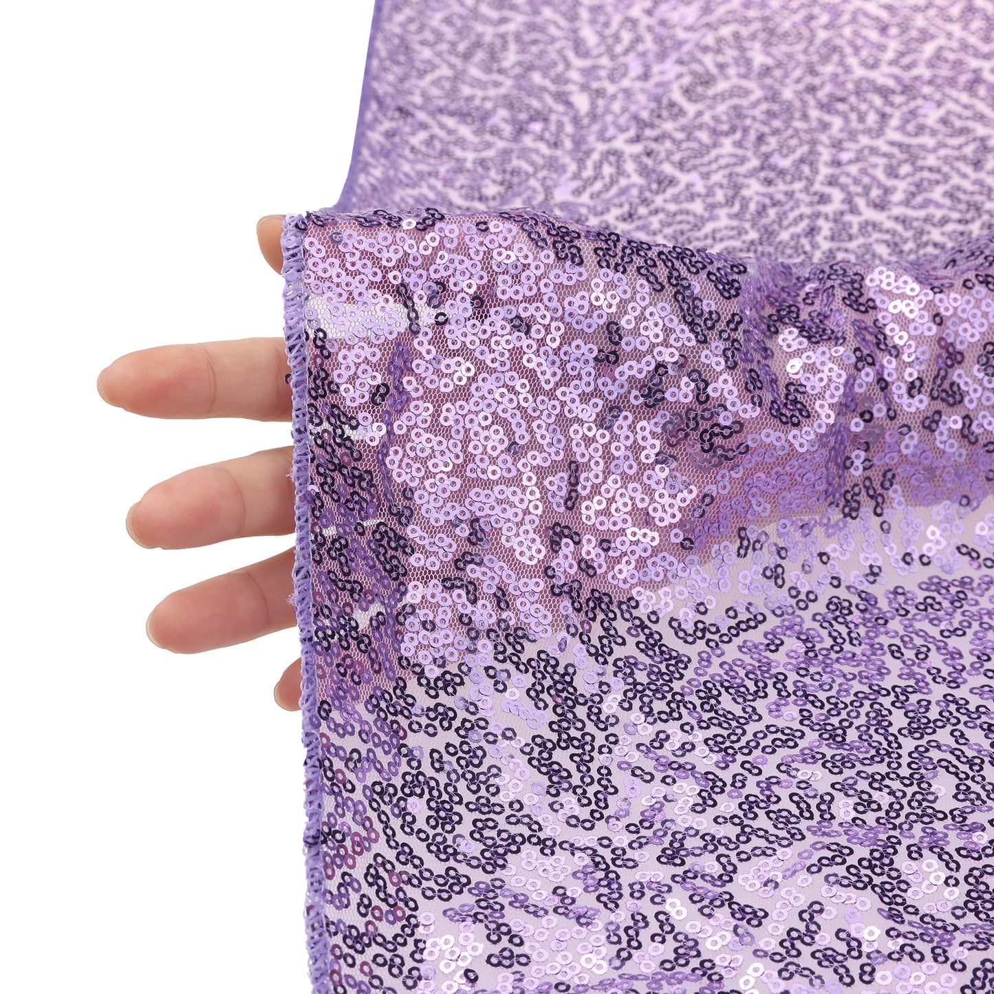 1 Pack Rectangle Tablecloths, Polyester Sequin Table Cover