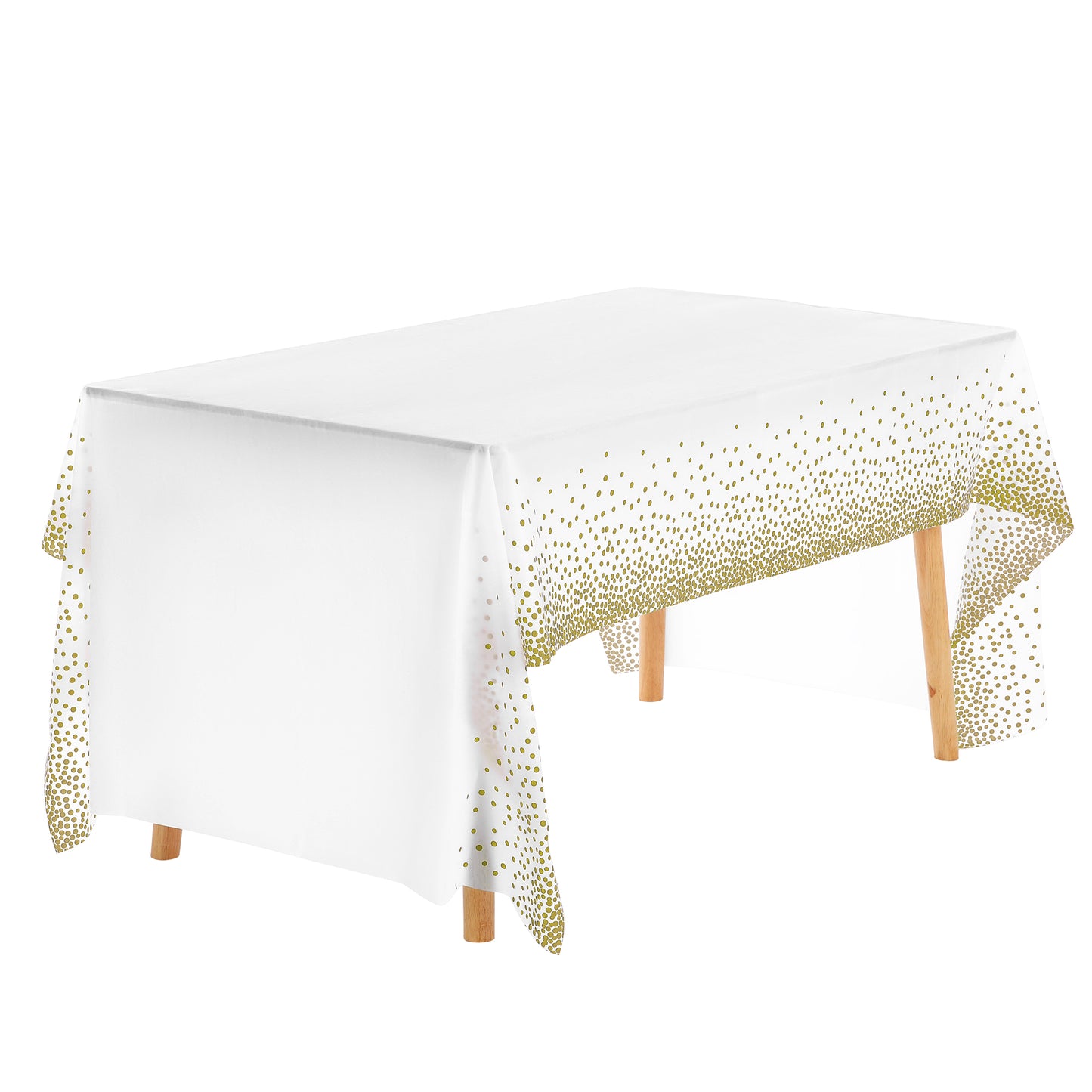 6 Pack Tablecloth, Disposable Plastic Rectangle Table Cover