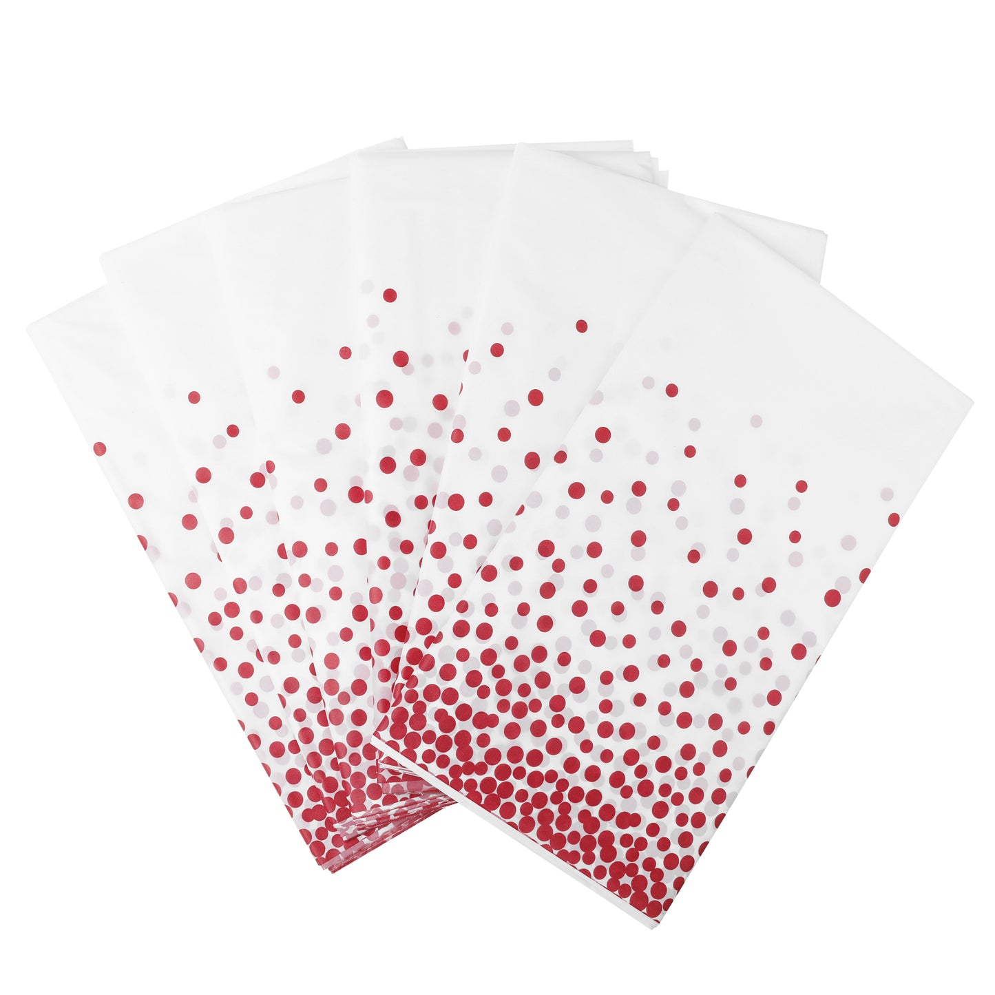 6 Pack Tablecloth, Disposable Plastic Rectangle Table Cover