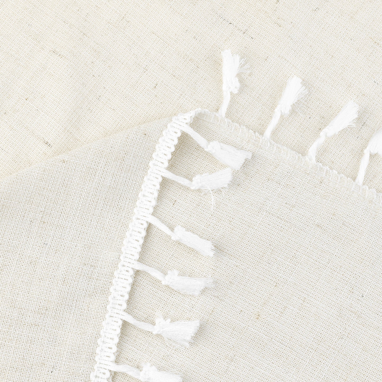 1 Pack Rectangle Rustic Tablecloth, Cotton Linen Waterproof Table Cover