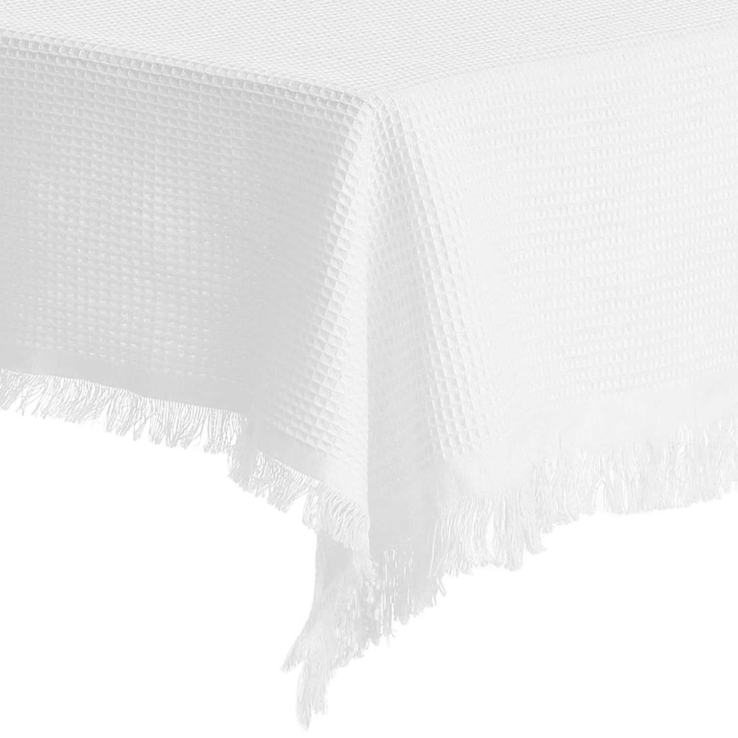 1 paquete de mantel rectangular de lino y algodón.