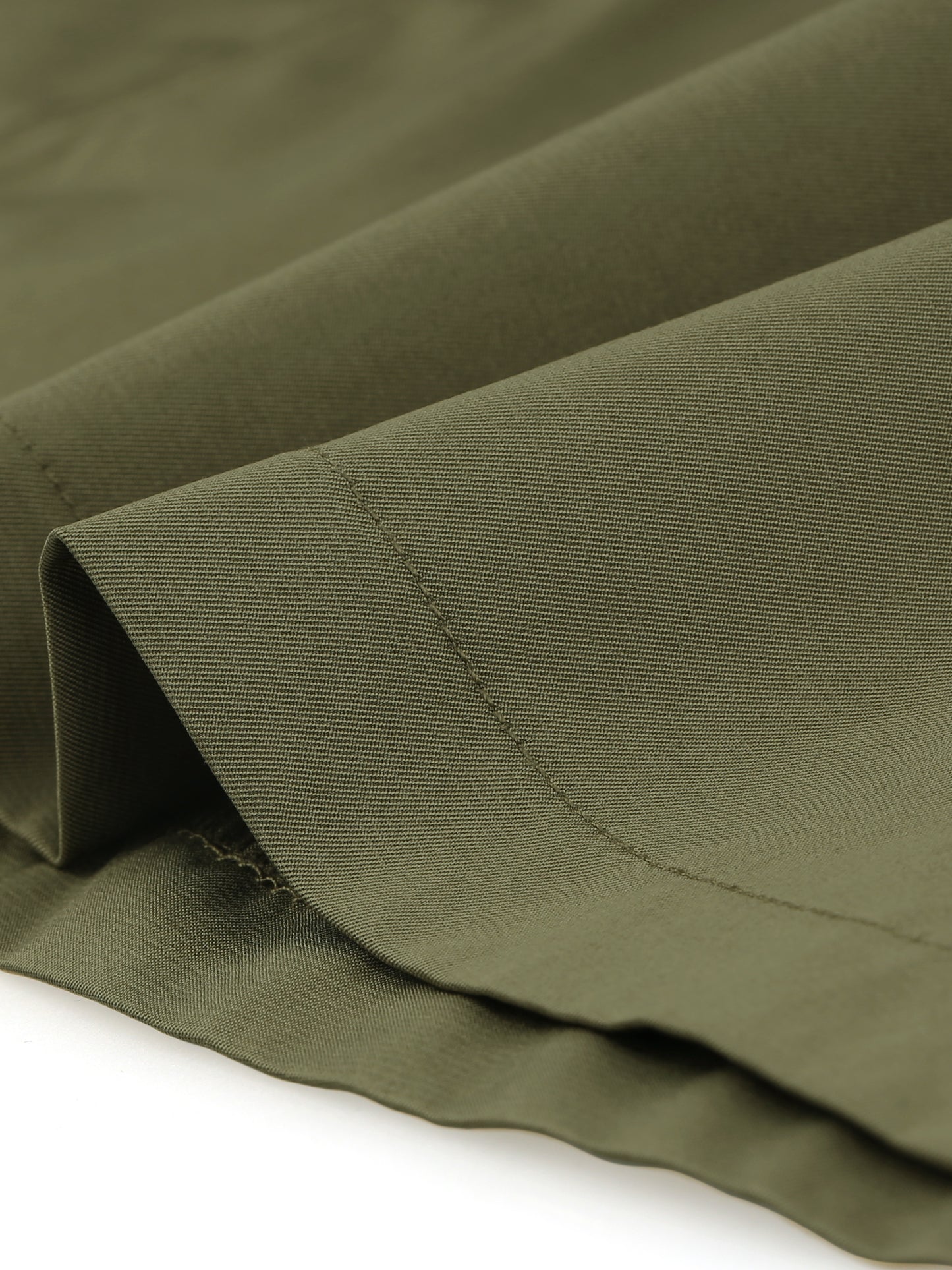 Falda larga recta de cintura alta con cremallera y bolsillos para mujer