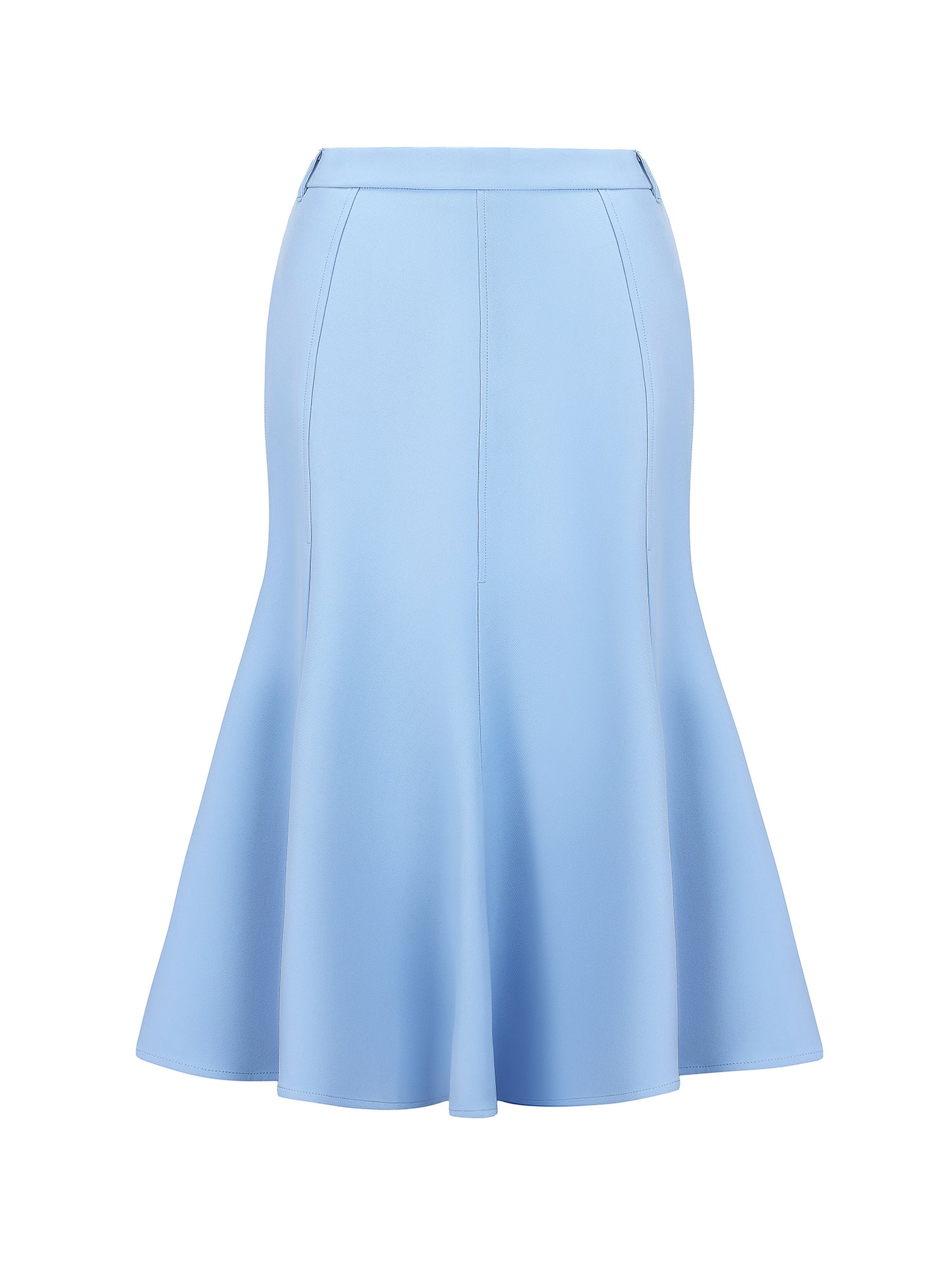 Women's Office Skirt Below Knee Lenght High Waist Fishtail Skirt