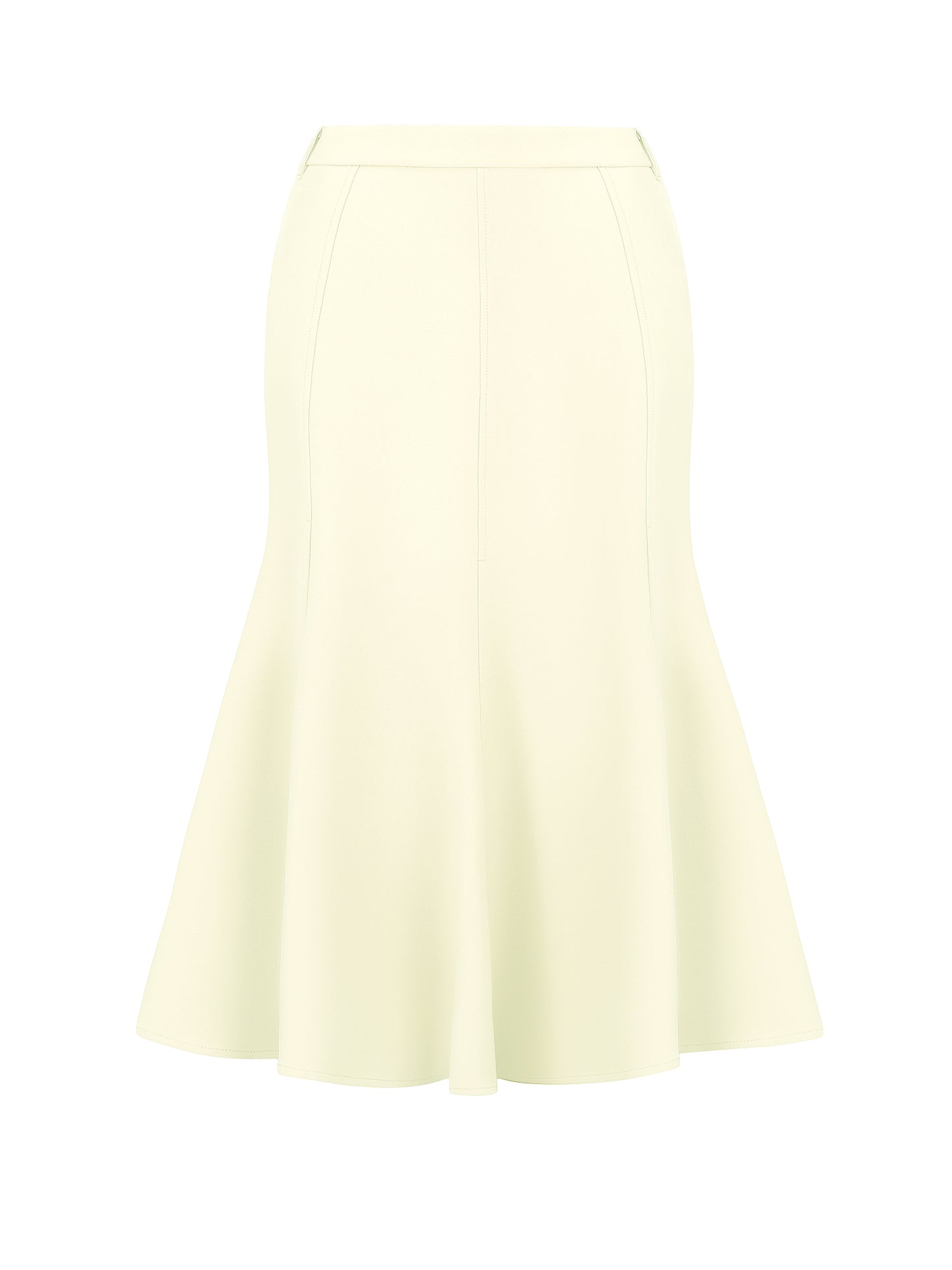 Women's Office Skirt Below Knee Lenght High Waist Fishtail Skirt