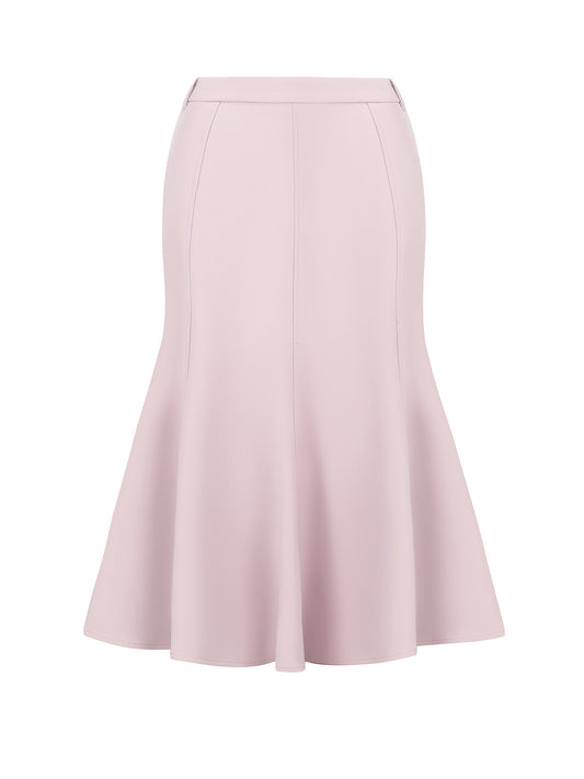 Women's Office Skirt Below Knee Lenght High Waist Fishtail Skirt