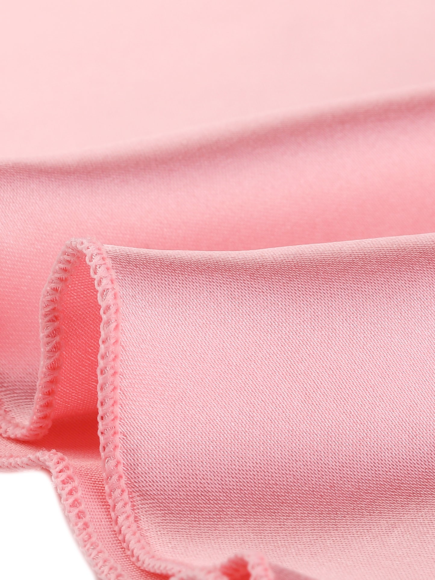 cheibear Satin Lingerie Lace Trim Cami Tops Shorts Sleepwear Pajamas Sets Light Pink