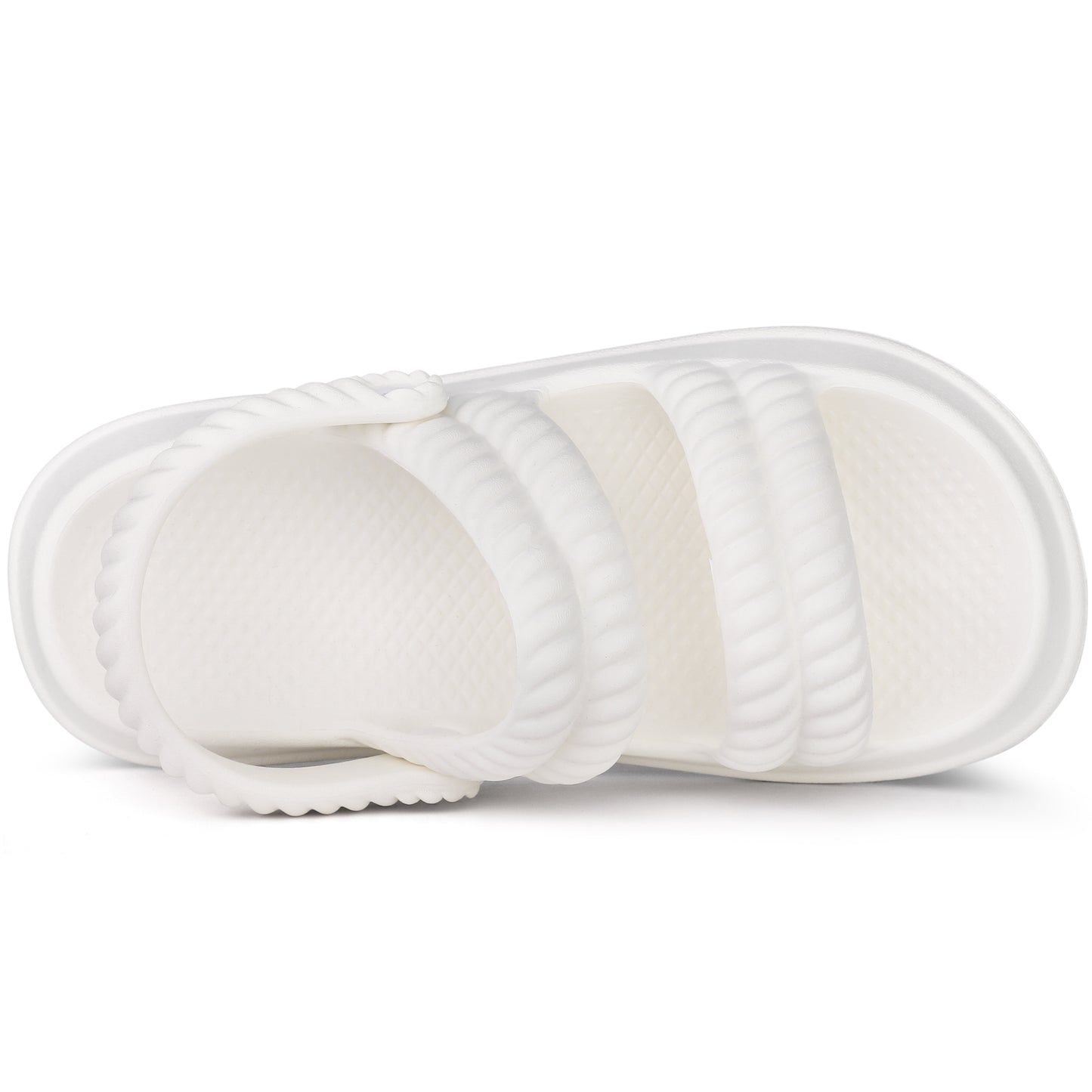 Women's Cloud Slides Sandals Pillow Two-Way Wear Shower Slingback Flat Sandals