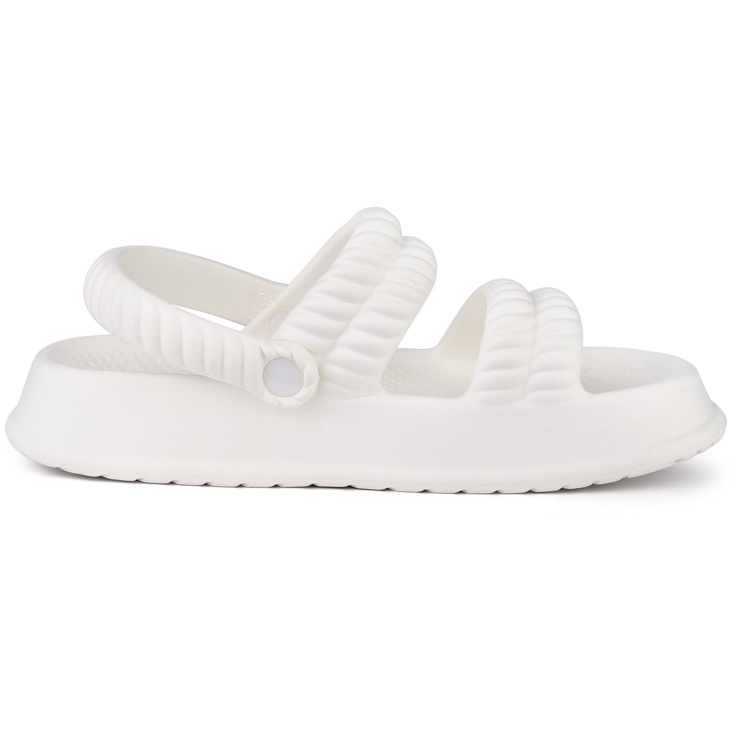 Women's Cloud Slides Sandals Pillow Two-Way Wear Shower Slingback Flat Sandals