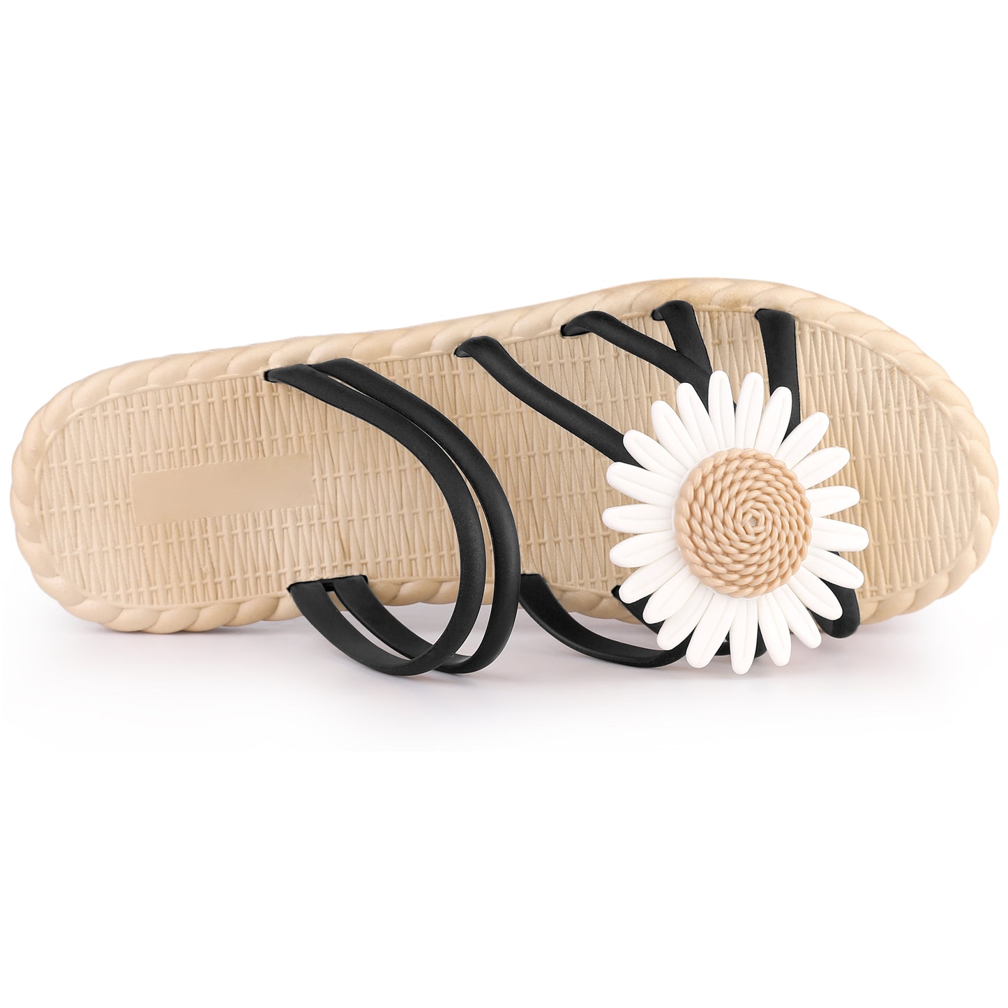 Women's Espadrille Floral Beach Sandals Slip On Slides Sandals