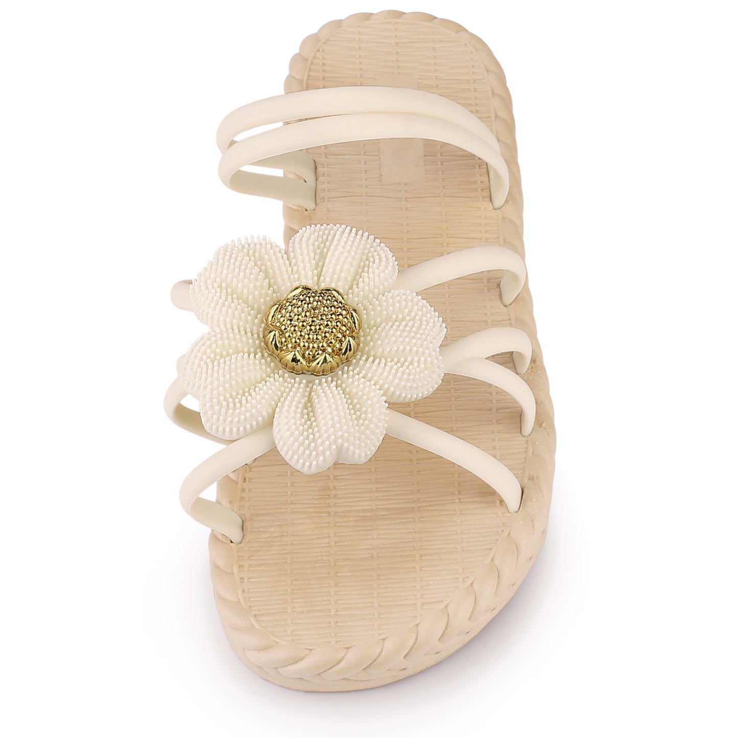 Women's Espadrille Floral Beach Sandals Slip On Slides Sandals
