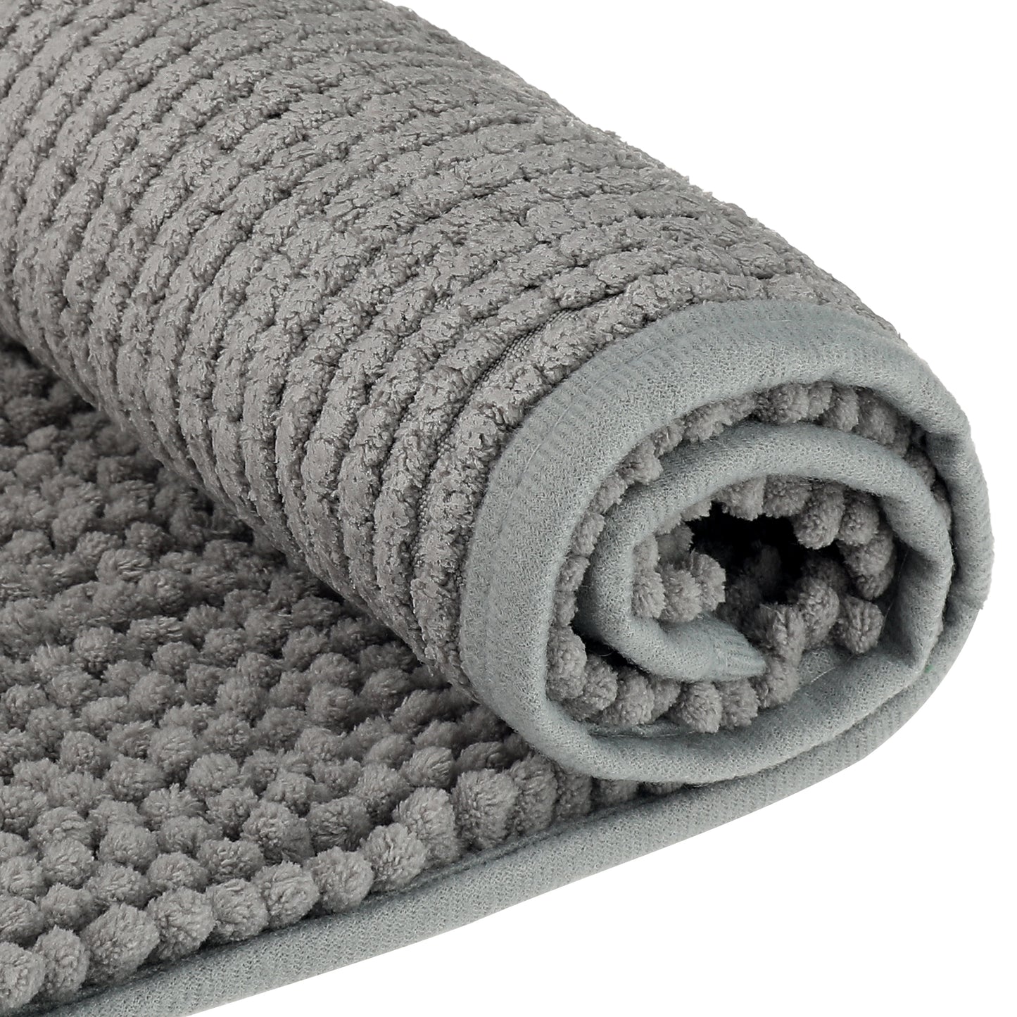Bathroom Rugs, Soft Plush & Fluffy Bath Mats Non Slip Extra Thick Microfiber Bath Mats