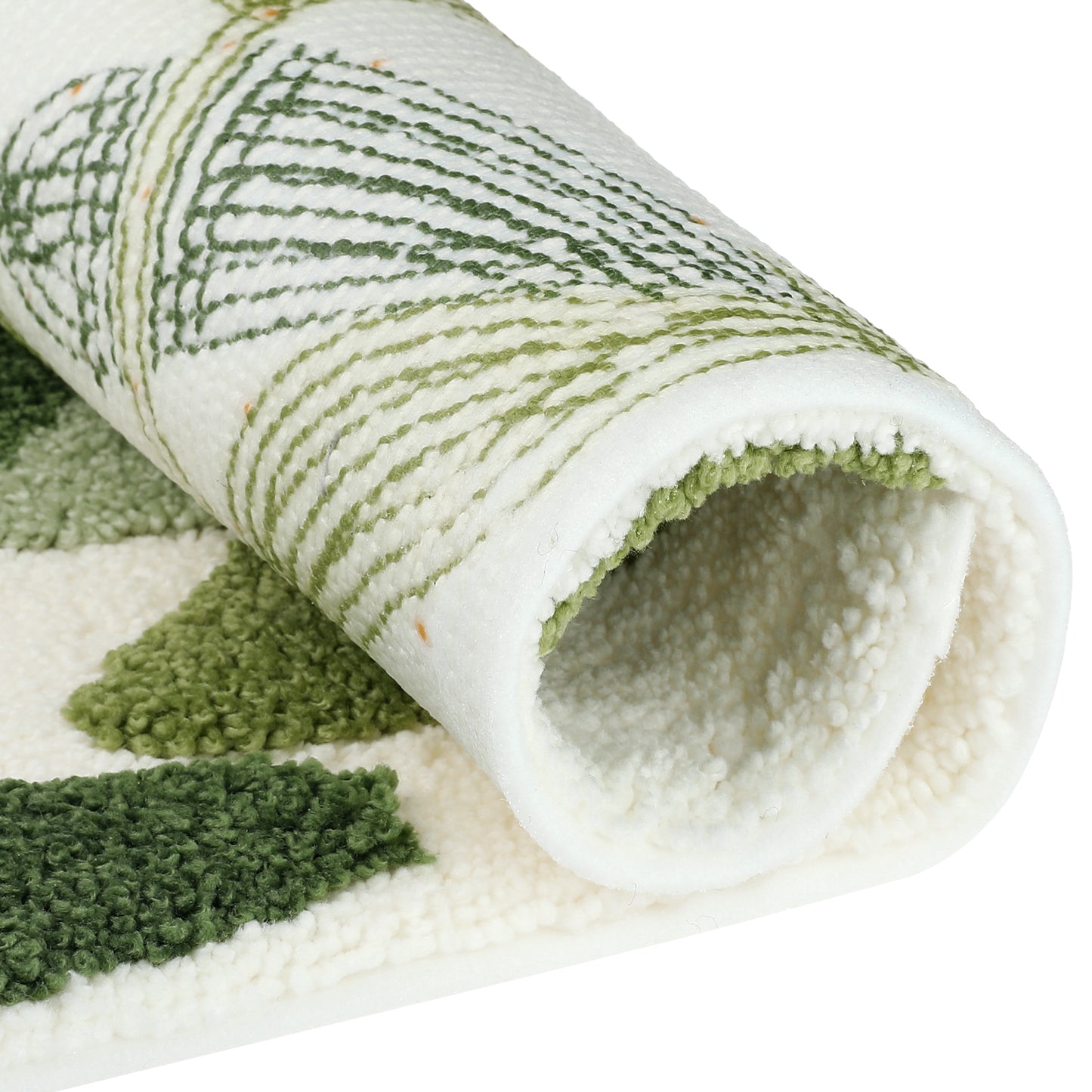 Bathroom Rugs Soft Plush & Fluffy Non Slip Extra Thick Microfiber Printing Bath Mats