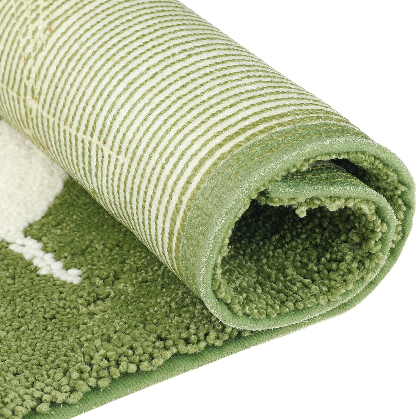 Bathroom Rugs Soft Plush & Fluffy Non Slip Extra Thick Microfiber Printing Bath Mats
