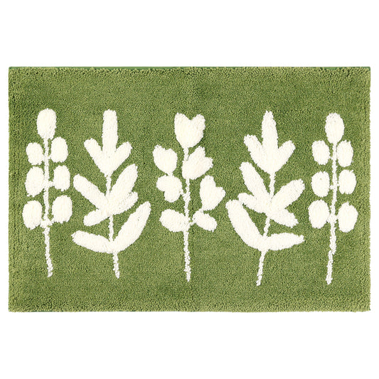 Bathroom Rugs Soft Plush & Fluffy Non Slip Extra Thick Microfiber Printing Bath Mats