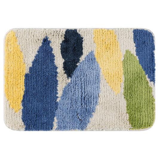 Bathroom Rugs Soft Plush & Fluffy Non Slip Extra Thick Microfiber Printing Bath Mats