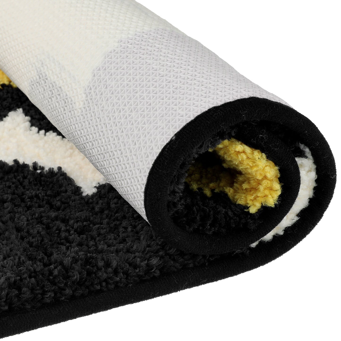 Bathroom Rugs Soft Plush & Fluffy Non Slip Extra Thick Microfiber Printing Bath Mats
