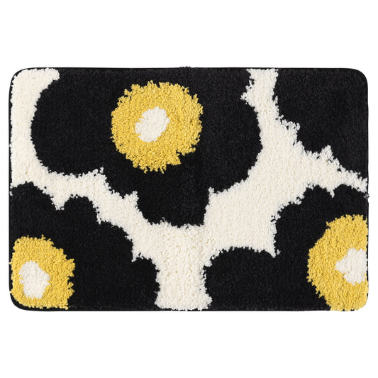 Bathroom Rugs Soft Plush & Fluffy Non Slip Extra Thick Microfiber Printing Bath Mats