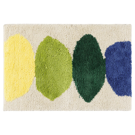 Bathroom Rugs, Soft Plush Non Slip Printing Quick Dry Reversible Microfiber Bath Mats