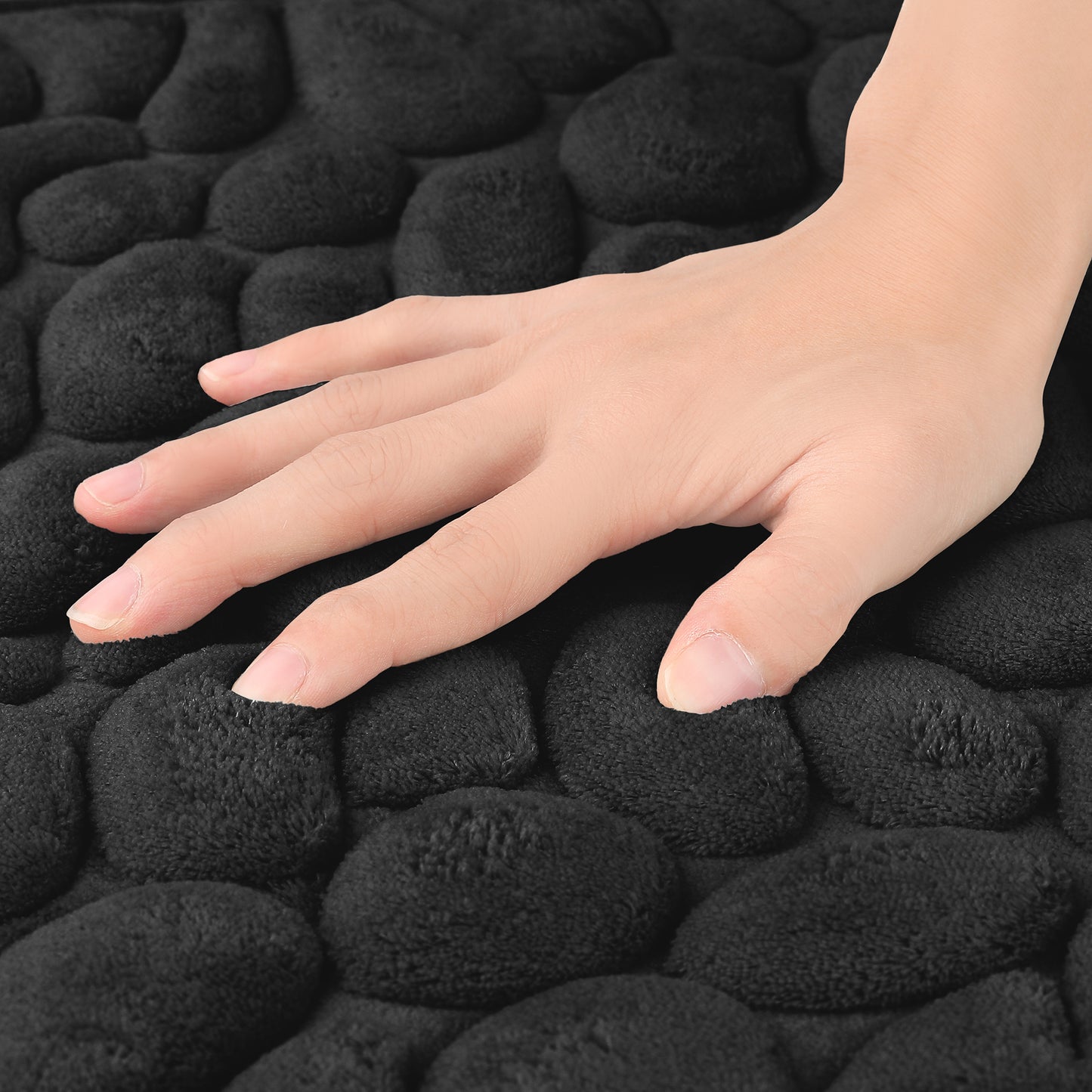 Memory Foam Bathroom Rugs Ultra Soft Non-Slip Water Absorbent Quick Dry Bath Mats